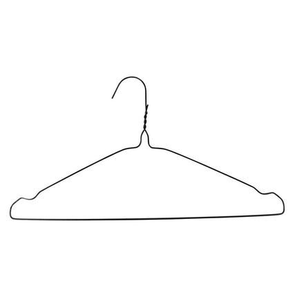 Benson Metalen Kledinghangers - Set van 10 - Zwart - 40 cm