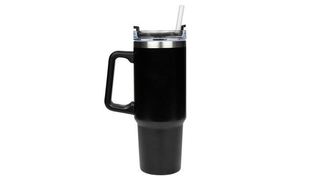 Modieuze Thermosbeker 900 ml - Zwart