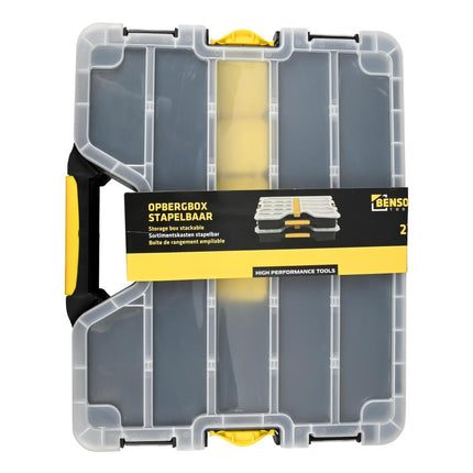 Benson Stapelbare Opbergboxen Set - 2 Stuks - Flexibel indeelbaar