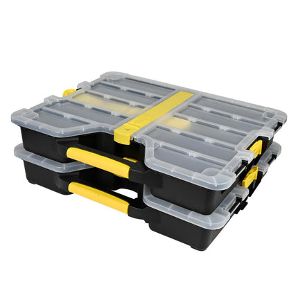 Benson Stapelbare Opbergboxen Set - 2 Stuks - Flexibel indeelbaar