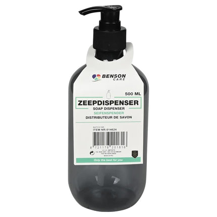 Benson Zeepdispenser - 500 ml - Blauw met Zilveren Pomp