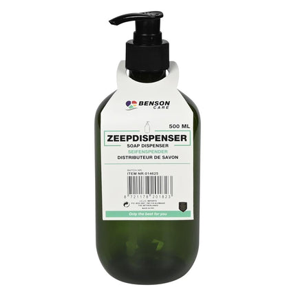 Benson Zeepdispenser - 500 ml - Groen - Stevig Polyresin