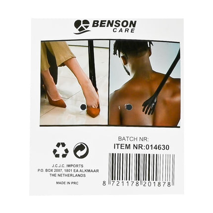 Benson 2-in-1 Schoenlepel & Ruggenkrabber – Zwart – 48 cm