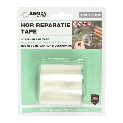 Benson Zelfklevende Hor Reparatietape - 160 x 5 cm - Wit