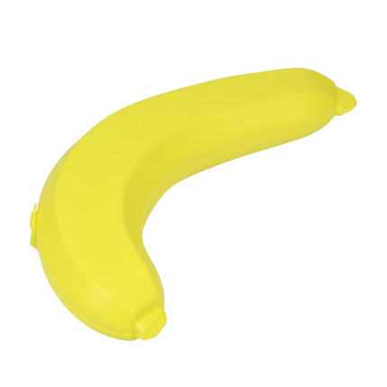 Benson Bananen Bewaardoos - 24,5 cm - Geel - Schokbestendig - Klipsuliting
