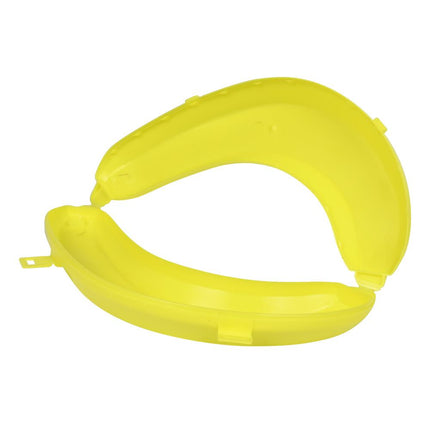 Benson Bananen Bewaardoos - 24,5 cm - Geel - Schokbestendig - Klipsuliting