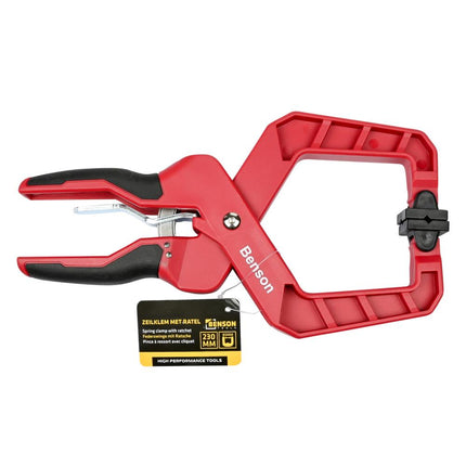 Benson Zeilklem met Ratel - 230 mm - Antislip - Professionele Klemkracht