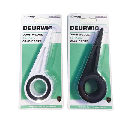 Benson Deurwig Mix - 120 mm - Kunststof - Ter Bescherming van Deur, Muur en Vloer