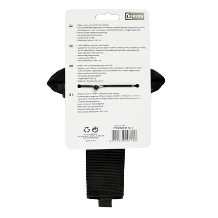 Benson Kabel- en Slang-Organizer met Handvat - 44 x 5 cm - 150 kg Draagkracht