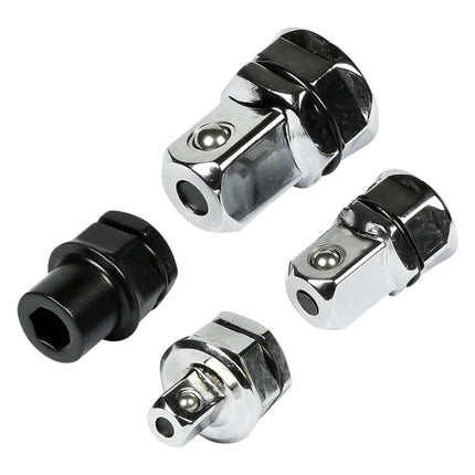Benson Adapterset voor Ratelringsleutel - 4-delig - Quick-Release - Cr-V