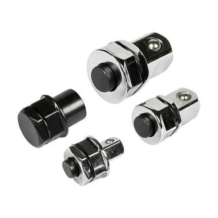 Benson Adapterset voor Ratelringsleutel - 4-delig - Quick-Release - Cr-V