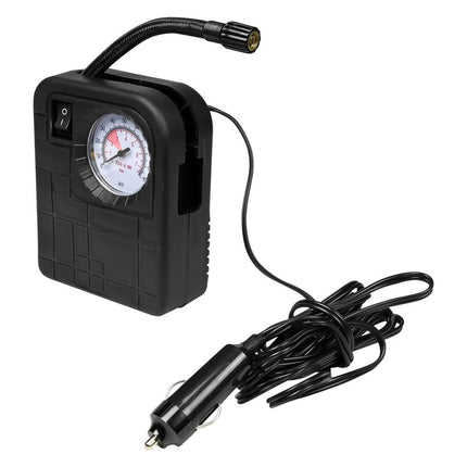Hofftech Compacte 12V Compressor - 100 PSI - Voor Auto, Fiets & Sport