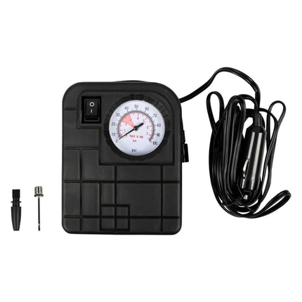 Hofftech Compacte 12V Compressor - 100 PSI - Voor Auto, Fiets & Sport