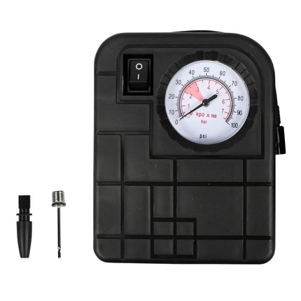 Hofftech Compacte 12V Compressor - 100 PSI - Voor Auto, Fiets & Sport