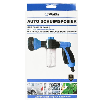 Benson Auto Schuimsproeier 8-in-1 - Met 100 ml Reservoir - 8 Sproeipatronen