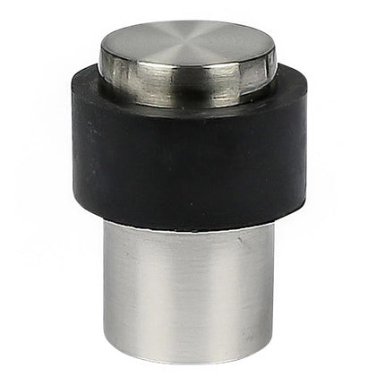 Benson Deurstopper Zilver - Ø30 x 40 mm - Zink met Nikkel Coating - Wandmontage