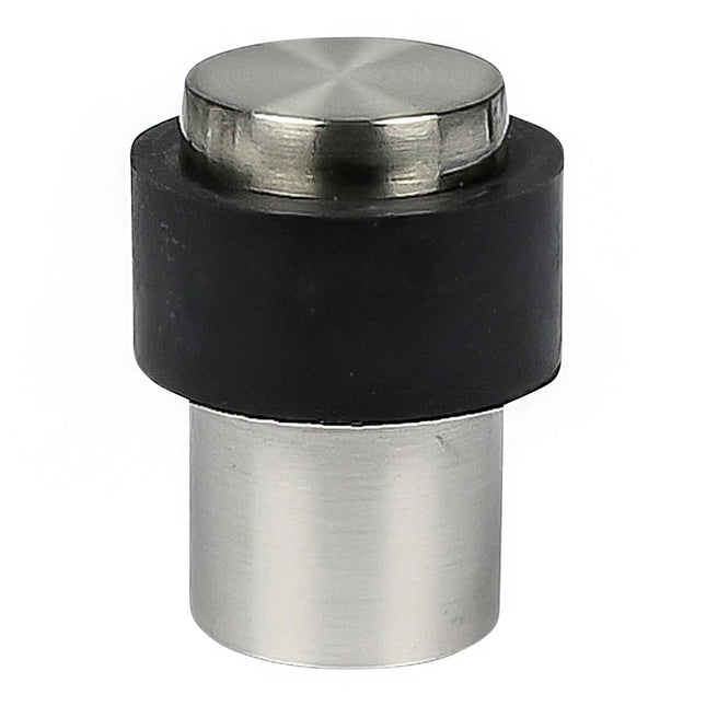 Benson Deurstopper Zilver - Ø30 x 40 mm - Zink met Nikkel Coating - Wandmontage