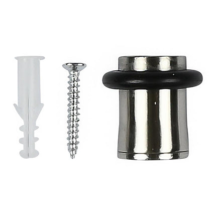 Benson Deurstopper Mini Zilver - Ø 26,5 x 27,5 mm - Zink met Nikkel Coating