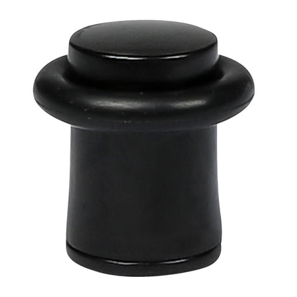 Benson Deurstopper Mini Zwart - Ø 26,5 x 27,5 mm - Zink met Poedercoating
