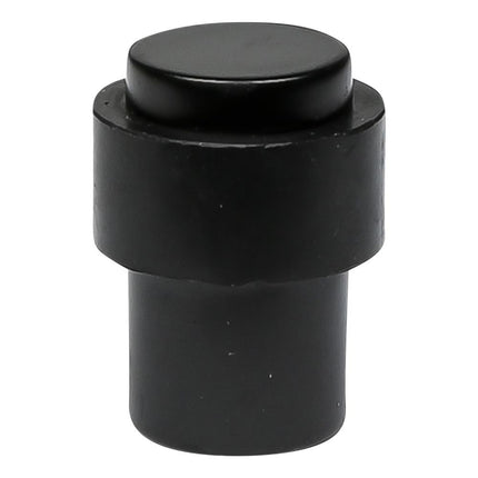 Benson Deurstopper Zwart - Ø30 x 40 mm - Zink met Poedercoating - Wandmontage