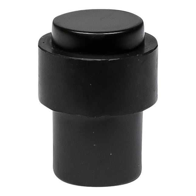 Benson Deurstopper Zwart - Ø30 x 40 mm - Zink met Poedercoating - Wandmontage