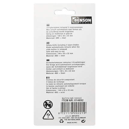 Benson Handzaag - 500 mm - Voor Hout, Bouw & Montage - FSC Gecertificeerd