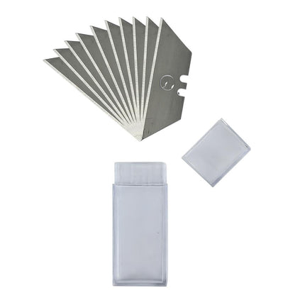 Benson Glasschraper 140 mm - Inclusief 10 Reservemessen