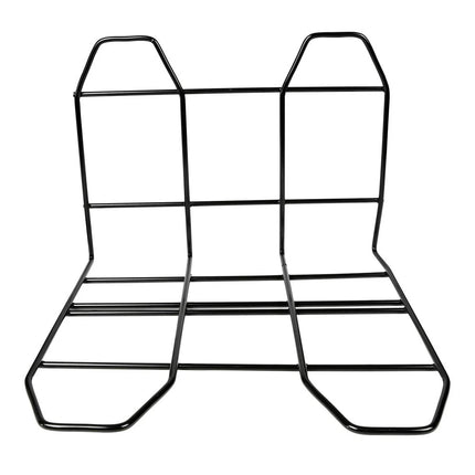 Bagagedrager verbreder - Staal - Zwart - 28x27 cm - Inclusief bagagespin met 4 haken