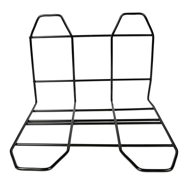 Bagagedrager verbreder - Staal - Zwart - 28x27 cm - Inclusief bagagespin met 4 haken