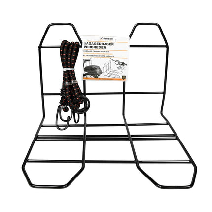 Benson Bagagedrager verbreder - Staal - 28 x 27 cm - Inclusief Bagagespin - Zwart
