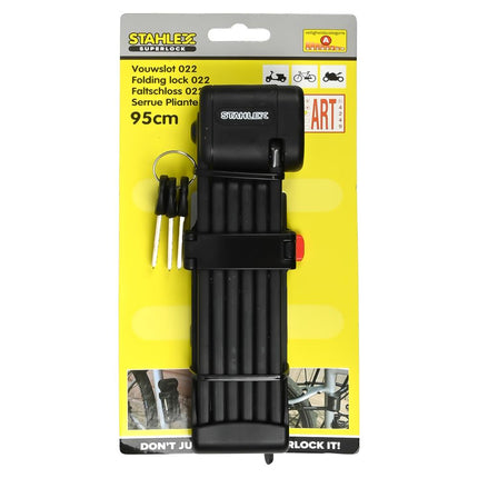 Stahlex Vouwslot Steadyfast - 95 cm - ART** - Inclusief Houder