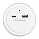 Benson Luxe Nachtlamp – USB-A & USB-C Oplaadstation – Dag/Nacht Sensor – 17W – Wit