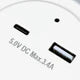Benson Luxe Nachtlamp – USB-A & USB-C Oplaadstation – Dag/Nacht Sensor – 17W – Wit