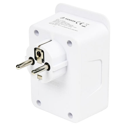 Benson Stopcontact met 2 USB-A en 2 USB-C Poorten - Kinderbeveiliging - Telefoon Dock