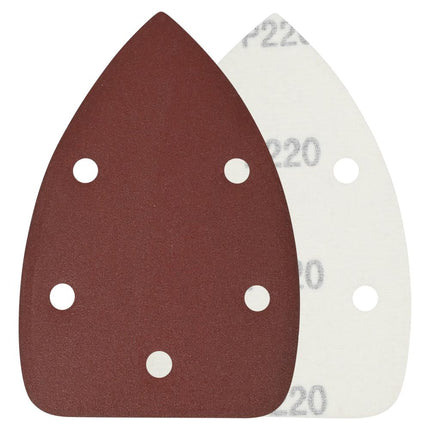 Benson Driehoek Schuurschijven – 140 x 95 mm – 12-delig – K80/120/150/220