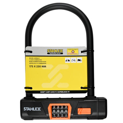 Stahlex Beugel Cijferslot - 175 x 250 mm - 14.5 mm - Programmeerbaar