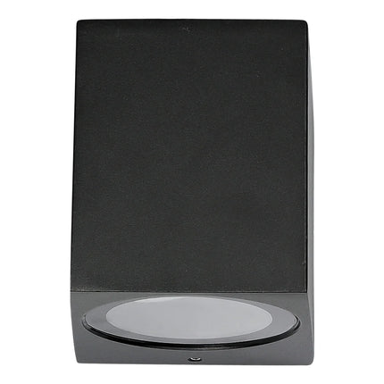 Benson Wandlamp Vierkant – Zwart Aluminium – 30 cm – IP65