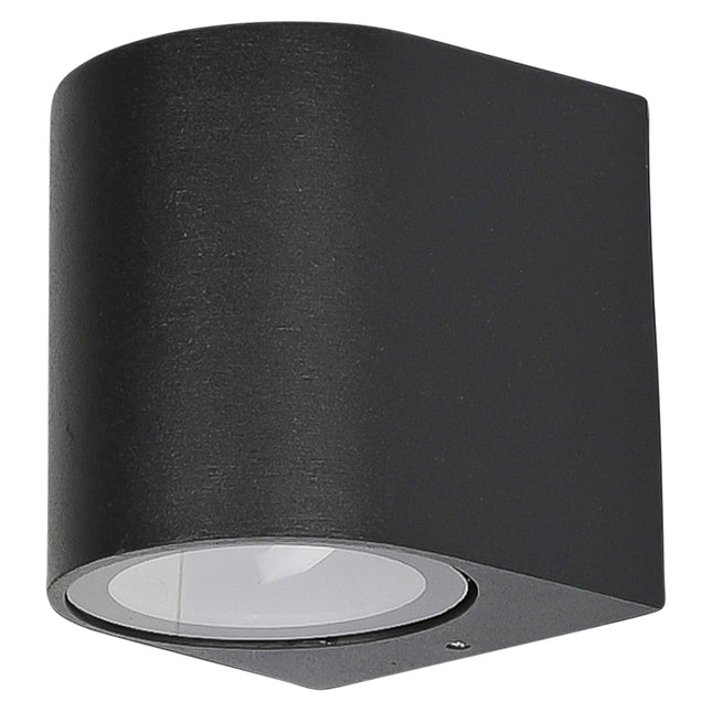 Hofftech Wandlamp Rond - IP65 - Zwart - Aluminium - 30 cm