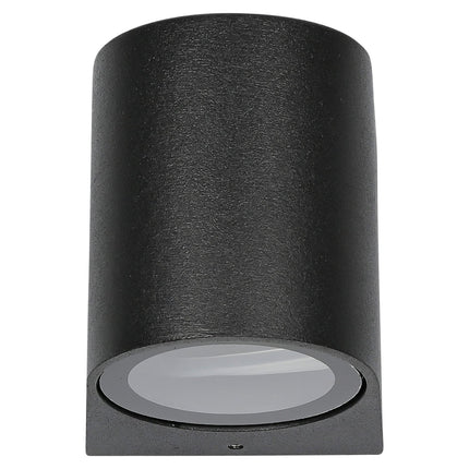 Hofftech Wandlamp Rond - IP65 - Zwart - Aluminium - 30 cm