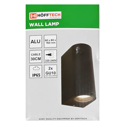 Benson Wandlamp Rond Hoog Up & Down Light – Aluminium – 30 cm – IP65