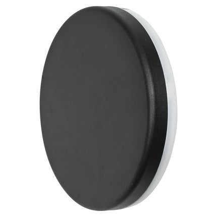 Hofftech Wandlamp Rond Plat – 10W – Zwart Aluminium – Ø 15 cm