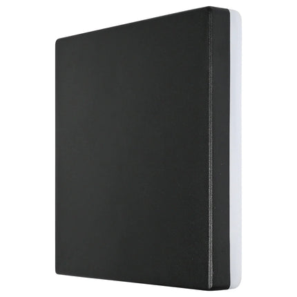 Hofftech Wandlamp Vierkant Plat – 10W – Zwart Aluminium – 15 x 15 cm