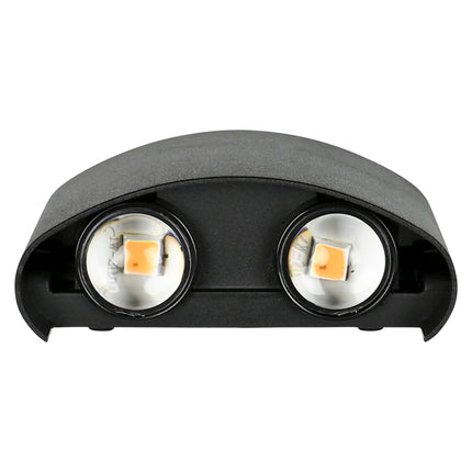 Hofftech LED Wandlamp Half Rond Up & Down Light – 2 Lampen – 30 cm – IP65