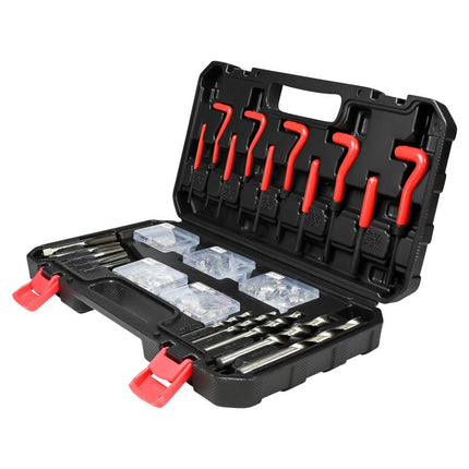 Benson Schroefdraad Reparatieset - 131-delig - Voor M5 tot M12 - Inclusief Koffer