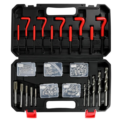 Benson Schroefdraad Reparatieset - 131-delig - Voor M5 tot M12 - Inclusief Koffer