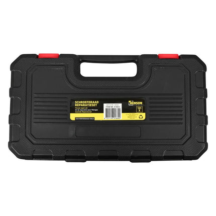 Benson Schroefdraad Reparatieset - 131-delig - Voor M5 tot M12 - Inclusief Koffer