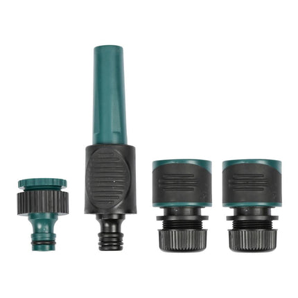 Benson Waterkoppelset 4-Delig - 1/2" Soft Grip - Met Verstelbare Sproeikop