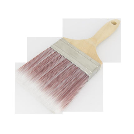 Dealzzz Platte Kwast 4" (100 mm) - Acrylvezels - Voor Watergedragen Verf