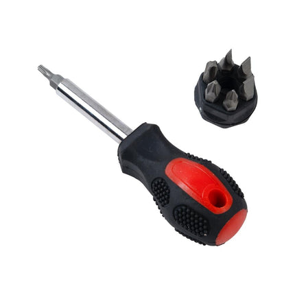 Benson Stubby Bit-schroevendraaier - 7-delig - Inclusief Bits