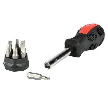 Benson Stubby Bit-schroevendraaier - 7-delig - Inclusief Bits